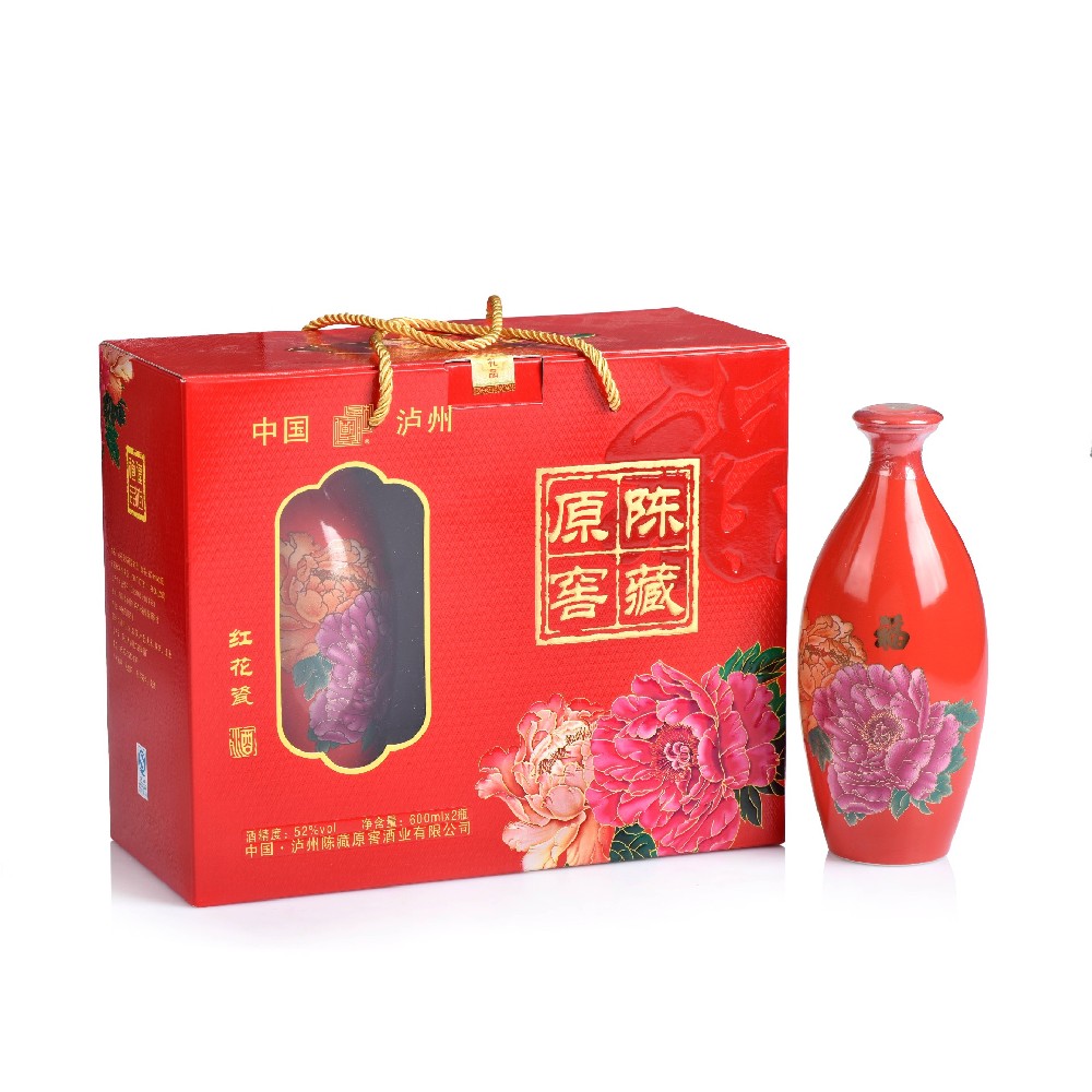 陳藏原窖（紅(hóng)花(huā)瓷）